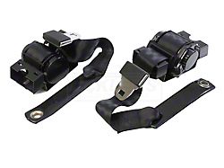 Seat Belt Set Black With Factory Buckles (75-81 Camaro)