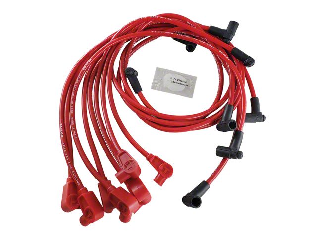 1975-1982 Corvette Spark Plug Wires Red Spiro-Pro Taylor