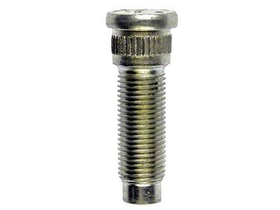 1/2-20 Serrated Wheel Studs; 0.618-Inch Knurl; 1-13/16-Inch Length