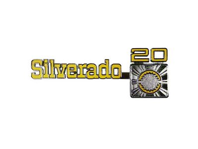 1975-80 Chevy Silverado C20 Fender Emblems