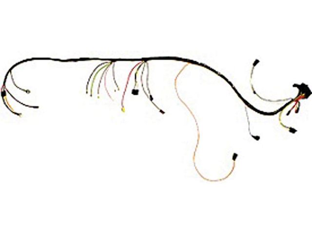 1975 Corvette Engine Wiring Harness With Manual Transmission And Seat Belt InterLock Show Quality