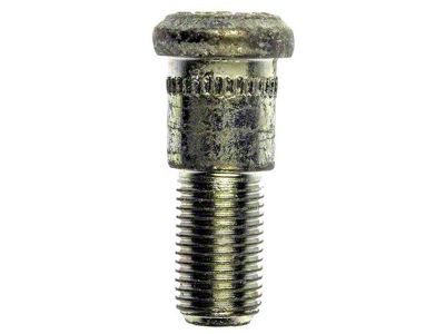 1/2-20 Serrated Wheel Studs; 0.628-Inch Knurl; 1-1/2-Inch Length