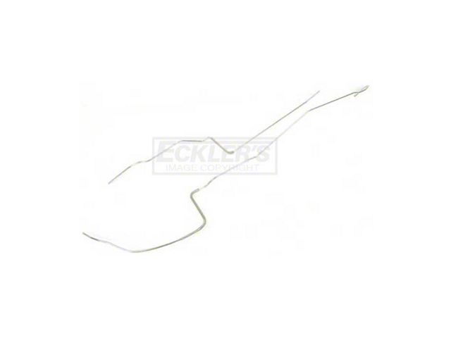 1976-1977 Chevy Nova Front to Rear Fuel Line, Two Piece, 3/8 Steel