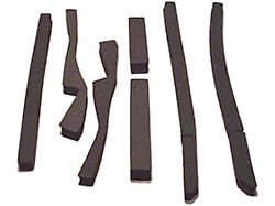 Radiator And Fan Shroud Seal Kit With L82 Or Air Conditioning (76-77 Corvette C3)