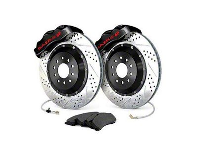 Baer Pro+ Front Big Brake Kit with 11.90-Inch Rotors; Black Calipers (76-77 Bronco)