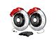 1976-1977 Ford Bronco 11.9 Pro+ Brake Kit, Front, Red Calipers