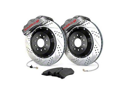 1976-1977 Ford Bronco 11.9 Pro+ Brake Kit, Front, Silver Calipers
