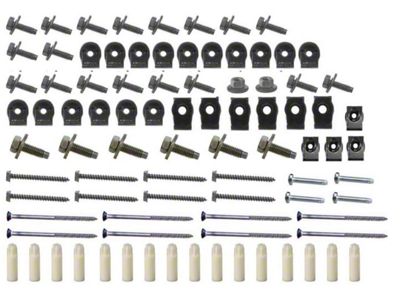 Grille Hardware Kit,112 Pieces,76-77,Ford P/U