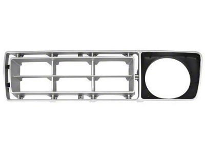 1976-1977 Silver/Black Grille Insert LH