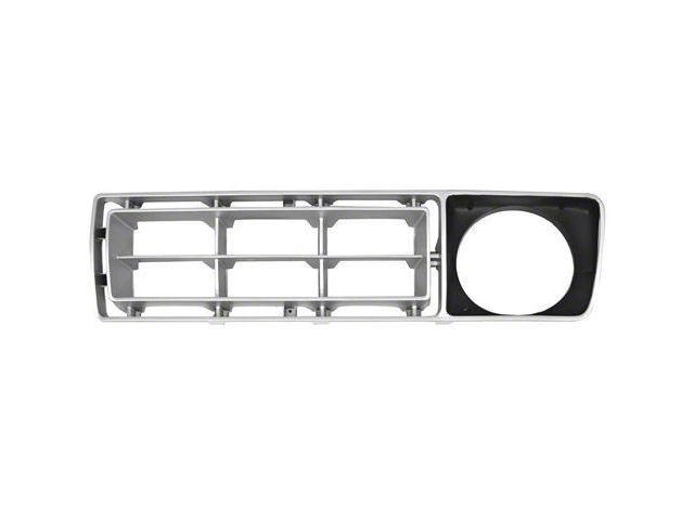 1976-1977 Silver/Black Grille Insert LH