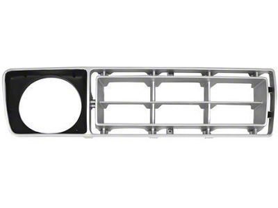 1976-1977 Silver/Black Grille Insert RH