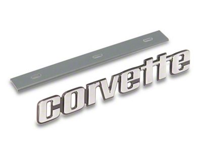 Rear Bumper Late Corvette Emblem (76-79 Corvette C3)