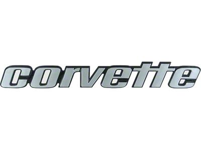 1976-1979 Corvette Metal Sign Corvette Rear Bumper Look