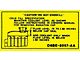 1976-1982 Ford Pickup Truck Radiator Caution Decal