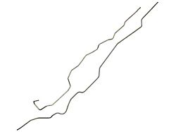 4WD Shortbed Pickup 3/8 Main Fuel Lines - 2 Pieces, Rear Tank - Original Steel (76-79 F-100; 76-79 F-150; 76-79 F-250)