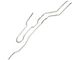 1976-79 Ford F-100, F-150, F-250 4WD Longbed Pickup 3/8 Main Fuel Lines - 2 Pieces, Rear Tank - Stainless Steel