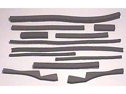 Radiator/Fan Shroud Seal Kit, With A/C, 1976Early (Sting Ray Sports Coupe)
