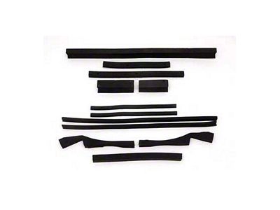1976 Corvette Radiator And Fan Shroud Seal Kit Without Air Conditioning (Sting Ray Sports Coupe)