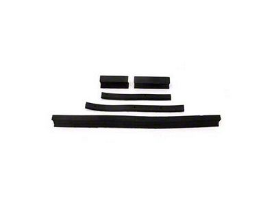 1976 Corvette Radiator Support Seal Kit L48 Or For Cars WithoutAir Conditioning (Sting Ray Sports Coupe)