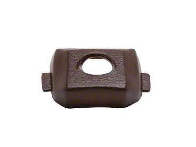 1976 Corvette Rear View Mirror Bracket Cover, Dark Brown, Sold as Each