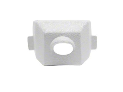 1976 Corvette Rear View Mirror Bracket Cover, White, Sold as Each