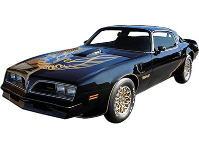 1977-1978 Firebird Decal Set Special Edition Bandit Gold