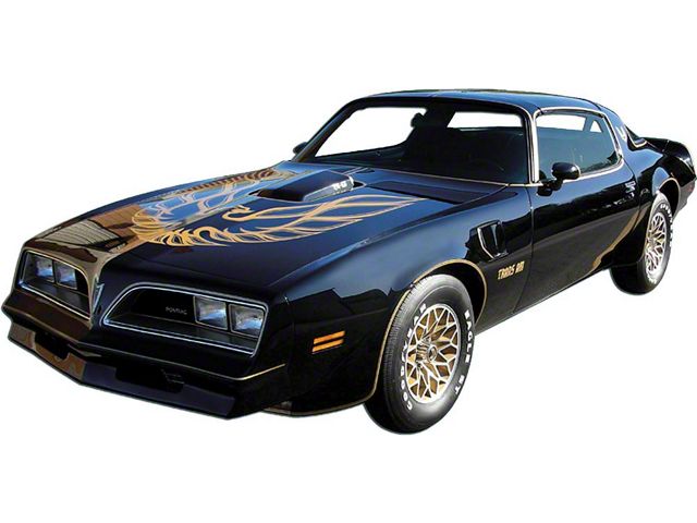 1977-1978 Firebird Decal Set Special Edition Bandit Gold