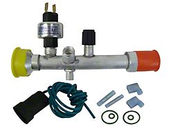 Old Air Products 1977-1978 Ford Thunderbird Air Conditioning POA Valve Upgrade with R134 Refrigerant Fitting (Accumulator, Externally Equalized Expansion Valve)