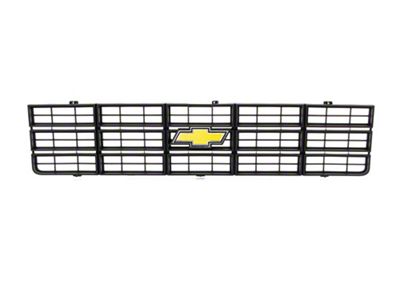 Chevy Grille w/Emblem Blk 77-79
