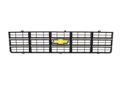 Chevy Grille w/Emblem Blk 77-79