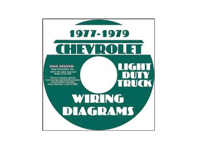 1977-1979 Chevrolet Light Duty Truck Wiring Diagrams (CD-ROM)