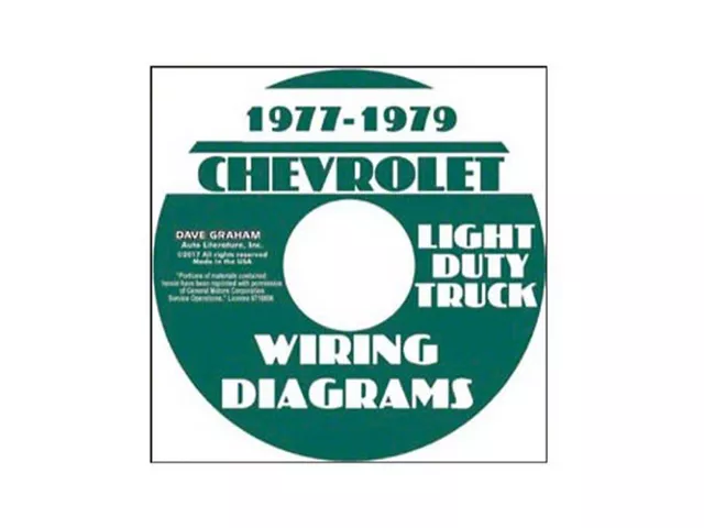 1977-1979 Chevrolet Light Duty Truck Wiring Diagrams (CD-ROM)