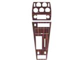 Center Dash And Console Kit For Cars With Air Conditioning Rosewood (77-80 Corvette C3)
