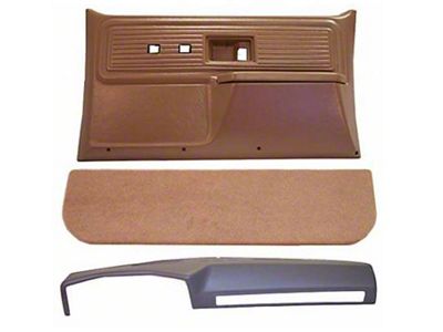 1977-1980 Chevy-GMC Truck Interior Accessories Kit-Dash Cover And Door Panels-Power Windows And Power Locks