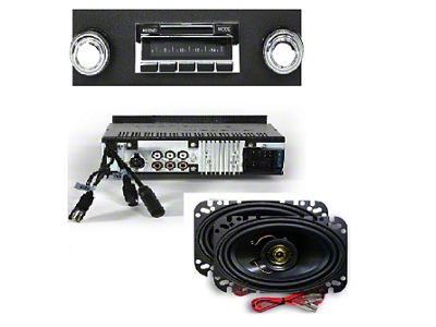 Custom Autosound 77-82 USA-630 AM/FM Stereo, w/Speakers