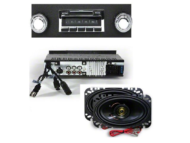 Custom Autosound 77-82 USA-630 AM/FM Stereo, w/Speakers