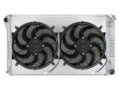 1977-1987 Chevy-GMC Truck Cold Case Aluminum Radiator 19 With Dual 14 Fans, Automatic