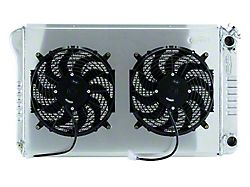 1977-1987 Chevy-GMC Truck Cold Case Aluminum Radiator 21 With Dual 14 Fans, LS Swap, Automatic