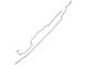 1977-79 Ford F-100 & F-150 2WD Longbed Pickup 3/8 Main Fuel Lines - 2 Pieces, Driver's Side Tank - Original Steel