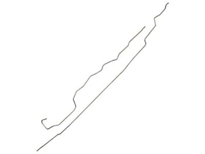 1977-79 Ford F-100 & F-150 2WD Shortbed Pickup 3/8 Main Fuel Lines - 2 Pieces, Driver's Side Tank - Original Steel