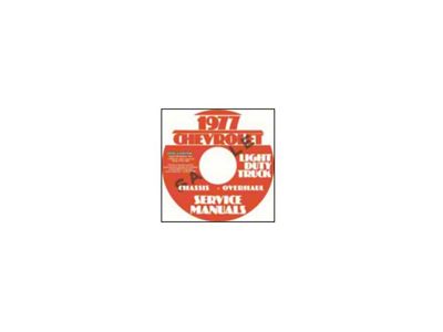 1977 Chevrolet Truck Shop and Overhaul Service Manuals (CD-ROM)
