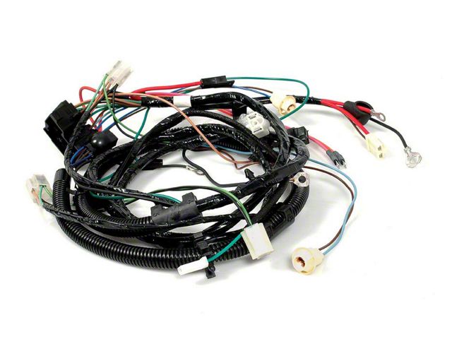1977 Corvette Forward Light Wiring Harness With Alarm Switch InFender Show Quality (Sports Coupe)