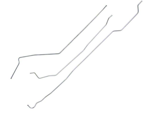 1977 Ford Bronco 1/4 Fuel Vapor Line Set, 3 Piece - Stainless Steel