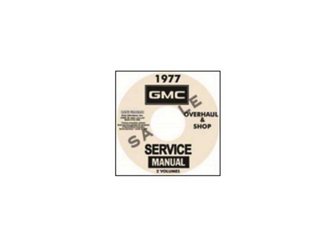 1977 GMC Truck Shop Manual On CD