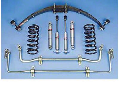 1978-1979 Corvette Suspension Package With Steel Rear Spring
