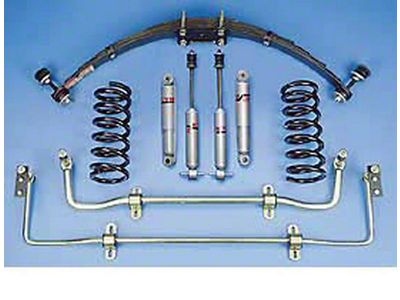 1978-1979 Corvette Suspension Package With Steel Rear Spring