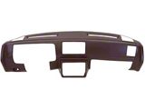 Molded Dash Pad Outer Shell, Full Cover, With Outside Speaker Cut-Outs, Black (78-80 Caballero; 78-80 El Camino)