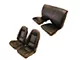 Front Bucket and Rear Solid Back Rest Seat Upholstery Kit