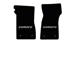 Lloyds Ultimat Black Front Floor Mats Silver Camaro (78-81 Camaro)