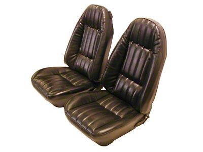 1978-1981 Chevrolet Camaro Front & Rear Seat Sets Front Buckets w/Zipper Back